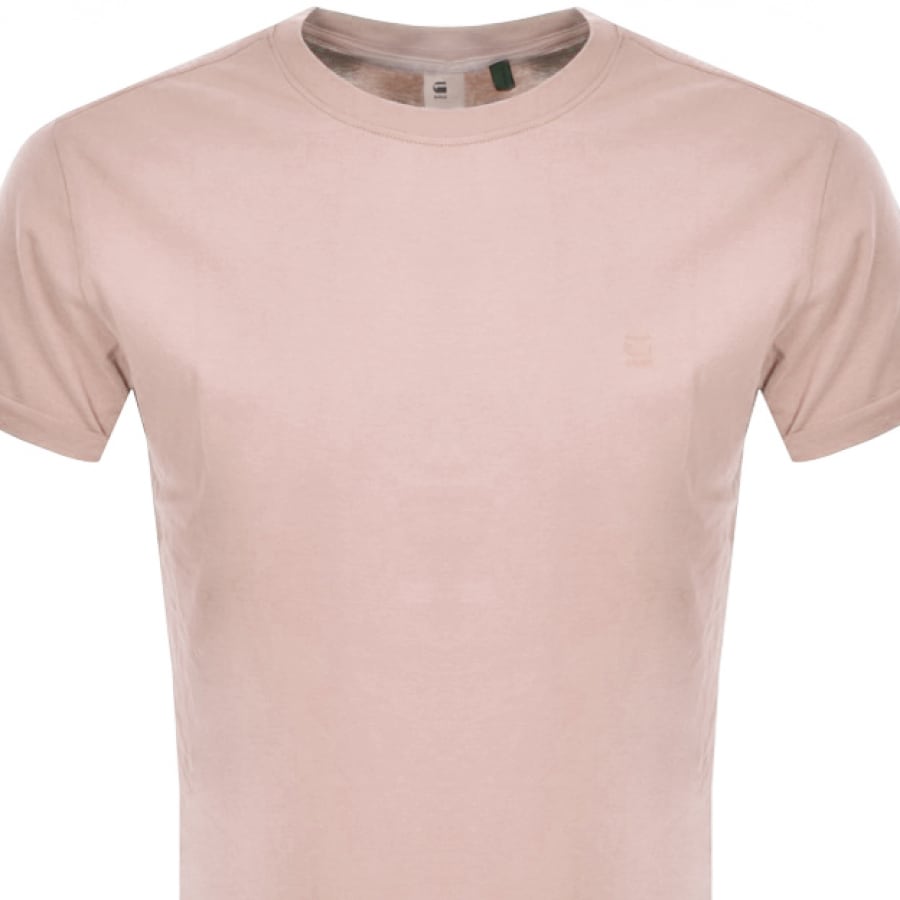 Alternative Image for ProductG Star Raw Lash Logo T Shirt Pink2